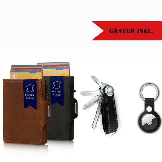 Smart Wallet & Key Organizer und AirTag Anhänger